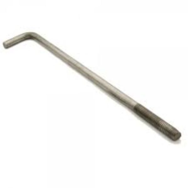 Talpszelemen csavar, 4.6 natúr, M16x350/70+50